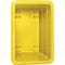Global Industrial 6 Bushel Plastic Bulk Box Truck, Direct Mount Base, Yellow, 33-2/5L x 23W x 24-1/2H 800311YL - alternate 4